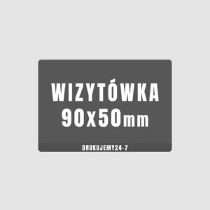 Wizytówki 90 x 50 mm